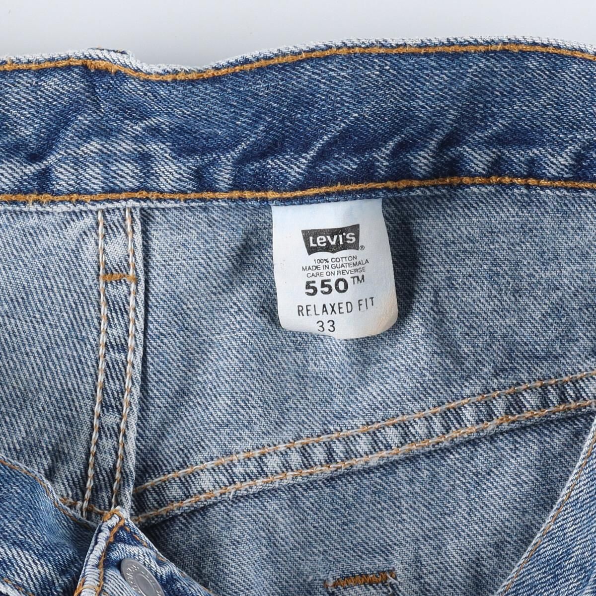 古着 リーバイス Levi's 550 RELAXED FIT デニムショーツ ショート ...