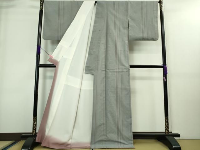 平和屋本店□極上 綿薩摩 東郷織物謹製 手織絣 さつま絣 實篤 永江明夫