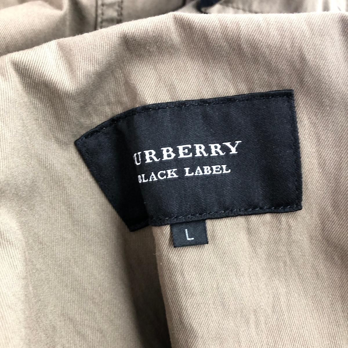 良好 BURBERRY BLACK LABEL バーバリーブラックレーベル モッズ コート