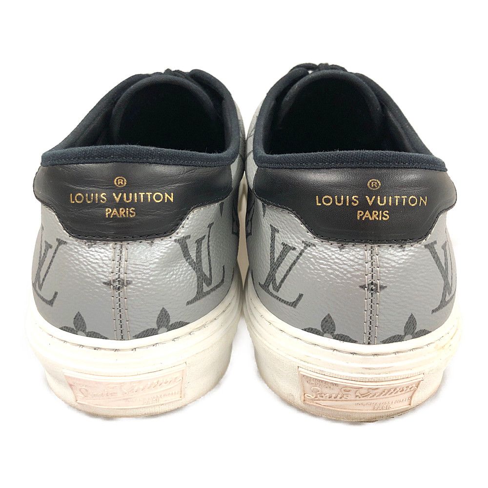 LOUIS VUITTON ルイ・ヴィトン トロカデロ ライン モノグラム シューズ スニーカー ネイビー×グレー サイズ8.5=26.5~27cm 正規品 / 31051靴/シューズ