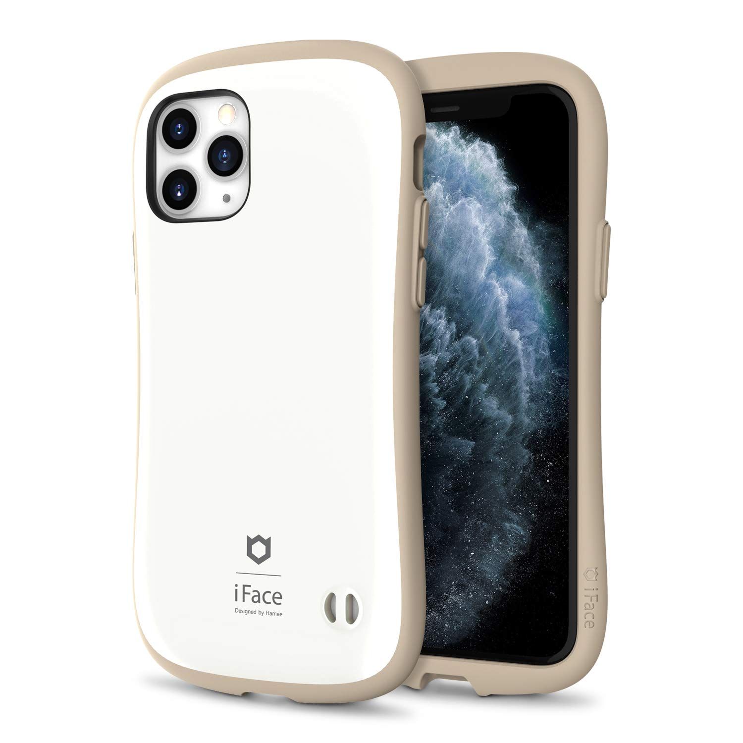 iFace First Class Caféシリーズ iPhone 11 Pro用にデザイン – かわいいハイブリッド[ハードシェル+バンパー] 耐衝撃保護電話ケース [落下テスト済み] – ミルク [ミルク]