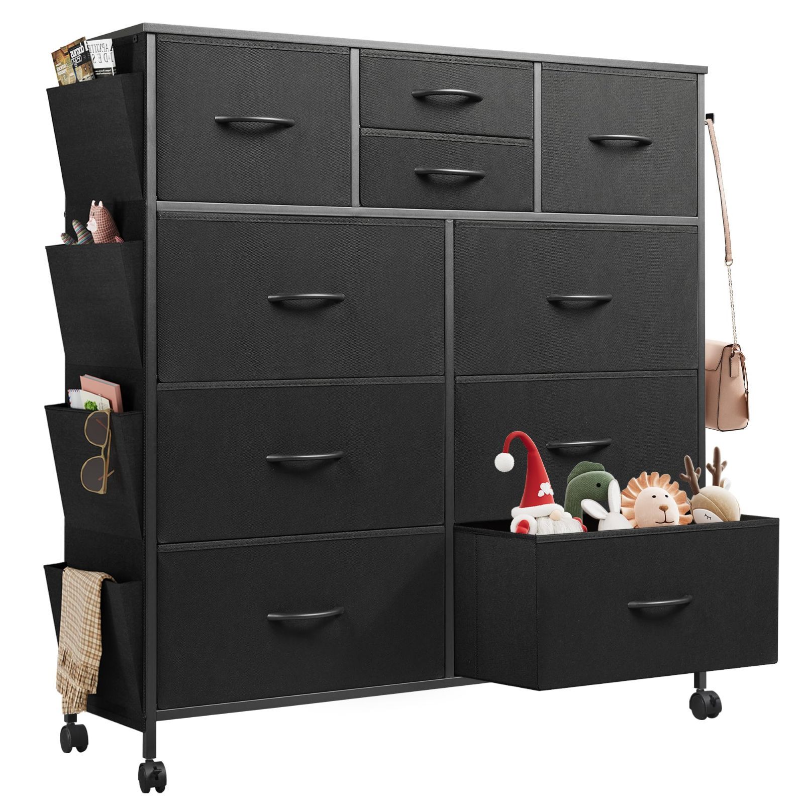 チェスト タンス 収納チェスト 洋服収納 リビング 収納 大容量 4段10杯 楽天市場】＼今だけ選べる特典付き／ 4段10杯 ハイチェスト タンス