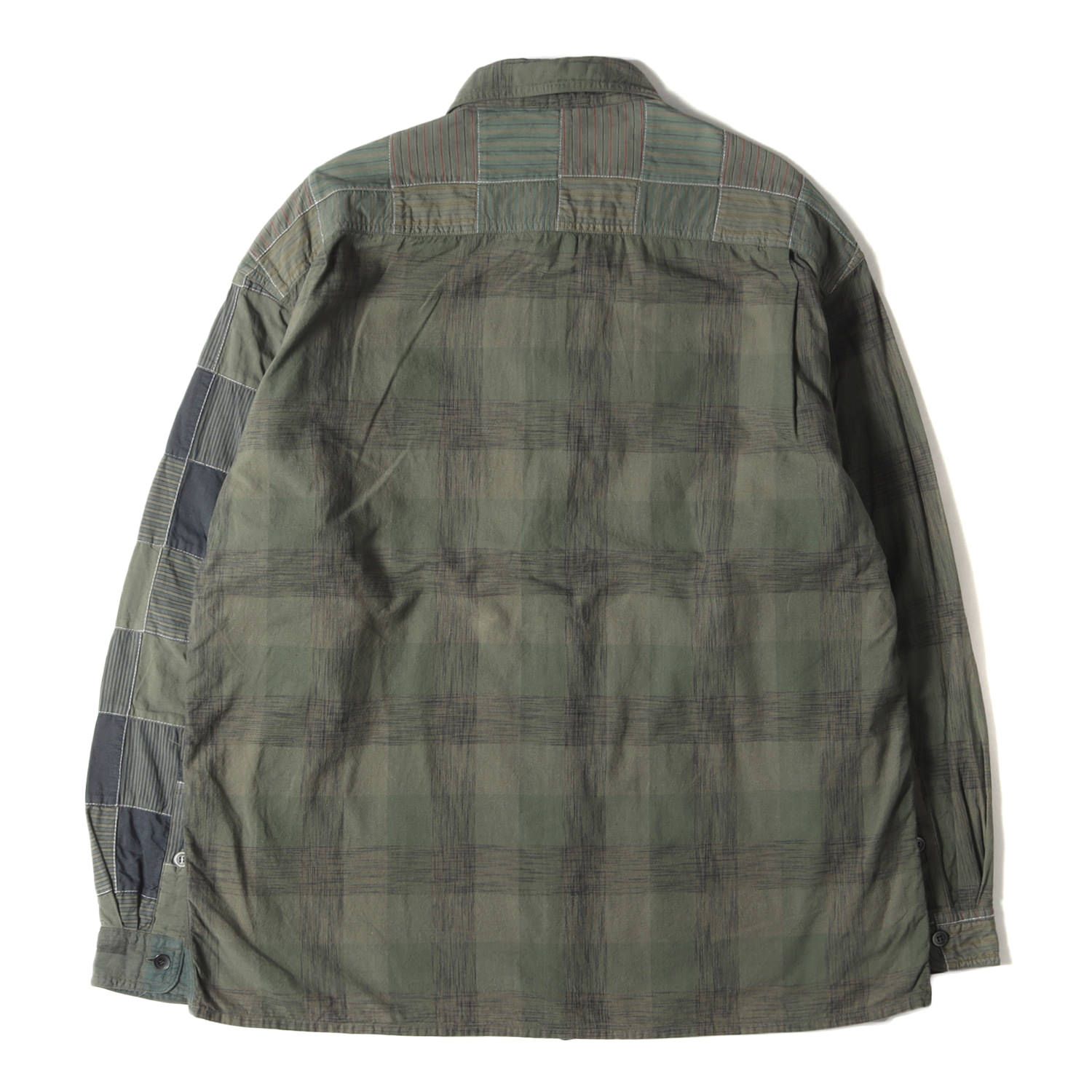ディセンダント パッチワークシャツ DESCENDANT PATCHWORK LS