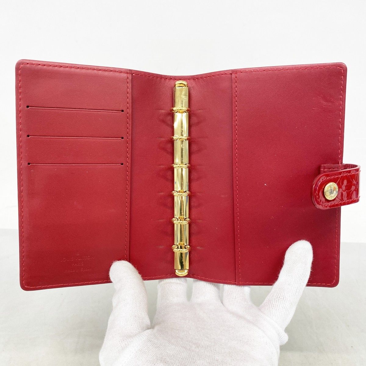 ☆SALE【5ea0259】ルイヴィトン 手帳カバー ヴェルニ アジェンダ