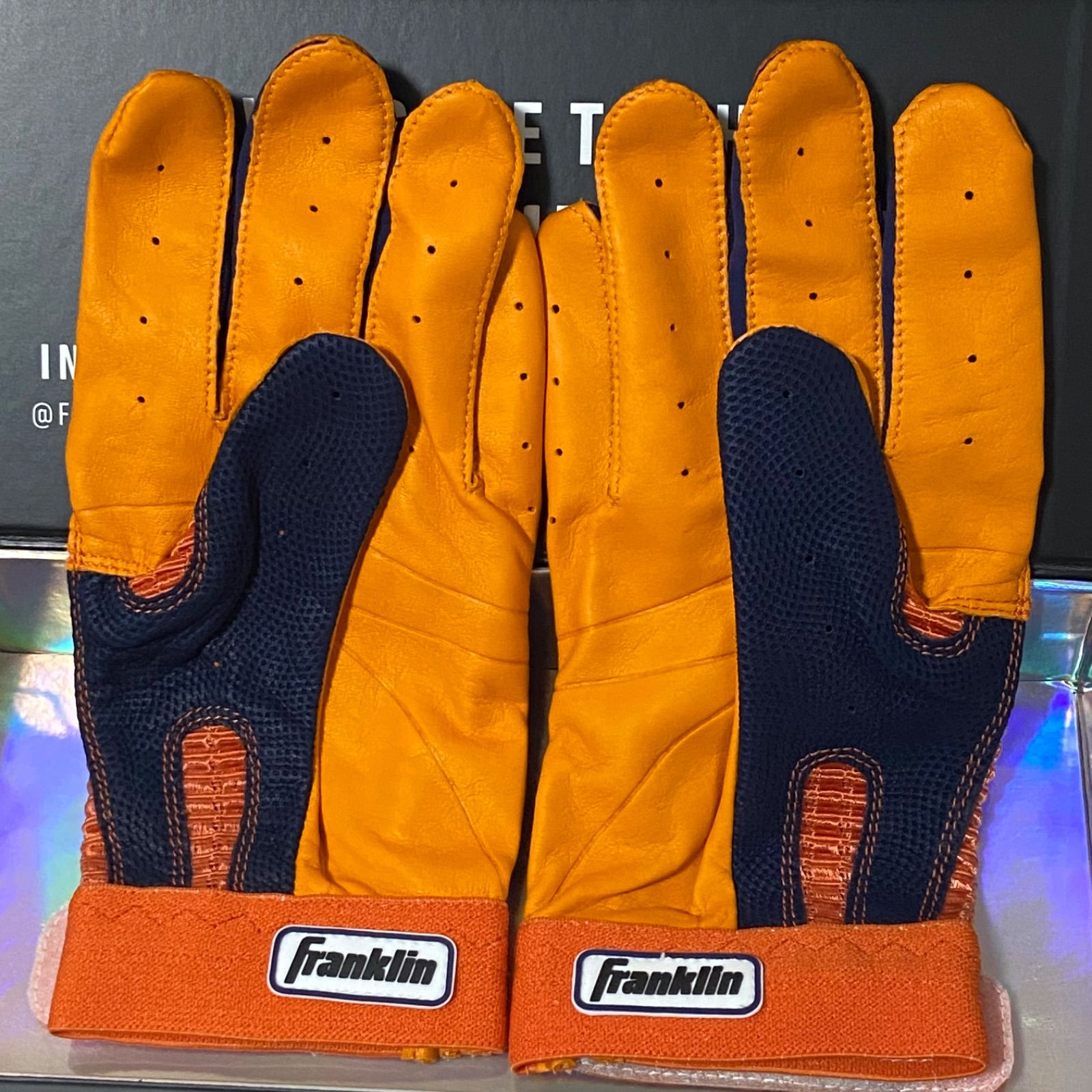 Franklin Custom CFX Pro 黄×黒 Lサイズ バッテ