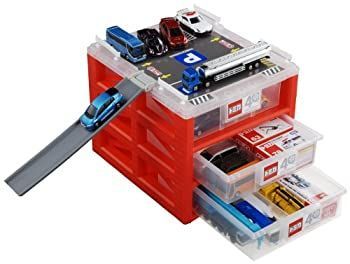 トミカ パーキングケース 24 2個 ＋ トミカ 40台 まとめ売り 中古品 トミカ パーキングケース 24 2個 ＋ トミカ 40台 まとめ売り