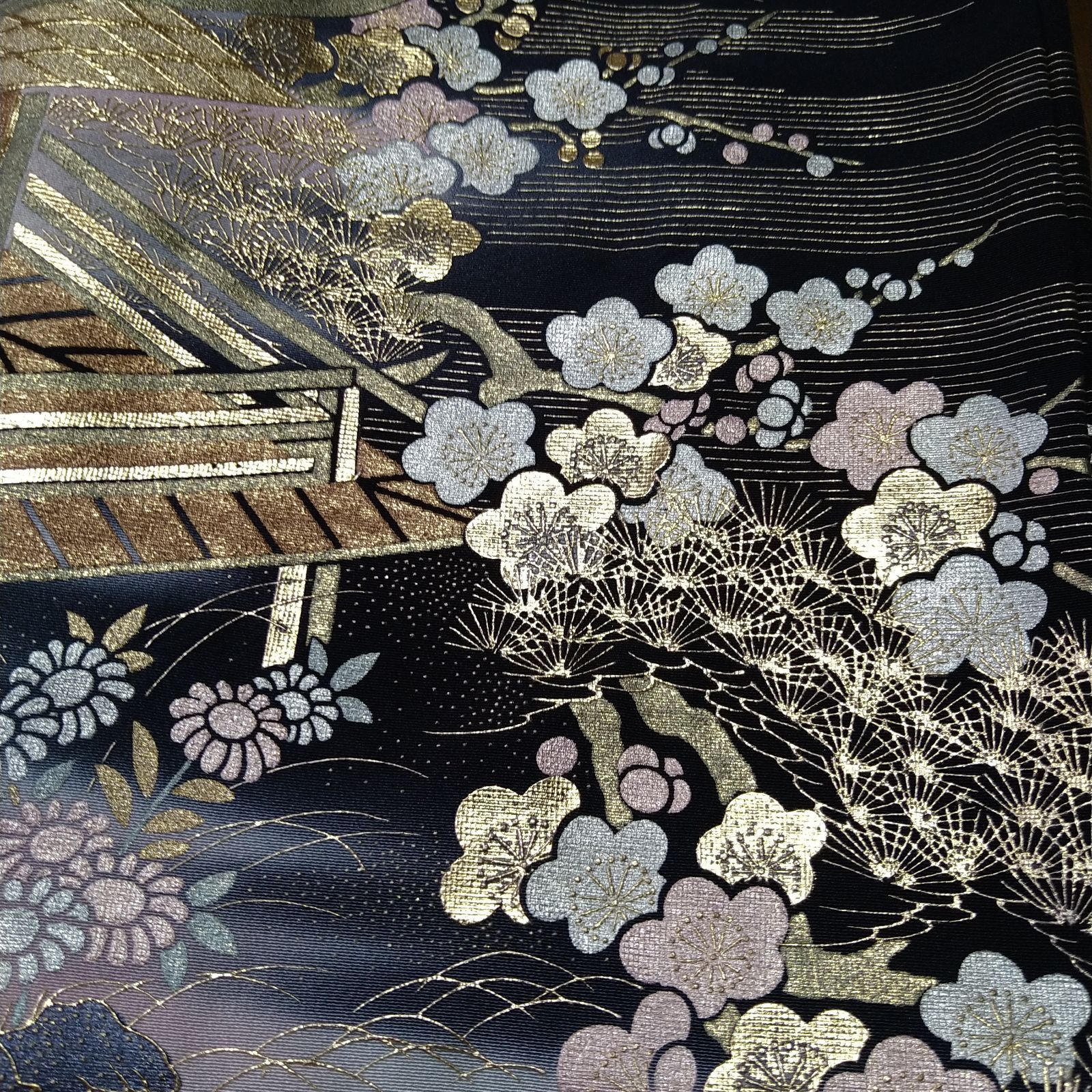 留袖シルクワンピース 新郎新婦母 フォーマル 卒入学式 セレモニー