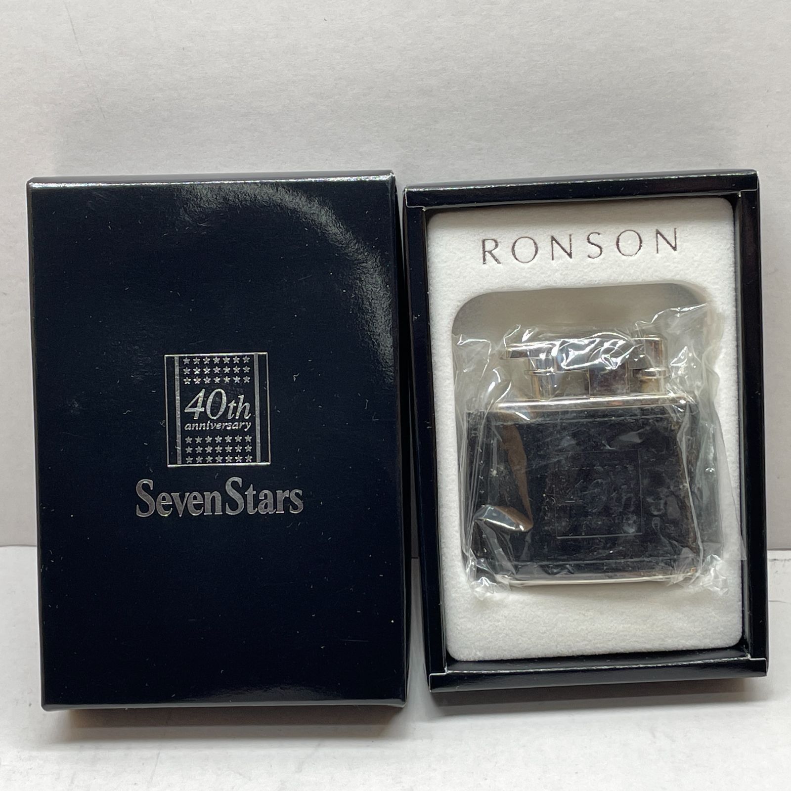 01m2487 SevenStars セブンスター 40th Anniversary × RONSON ロンソン レザーオイルライター  ロンソンスタンダードUSモデル1943 ヴィンテージ 中古品 - メルカリ