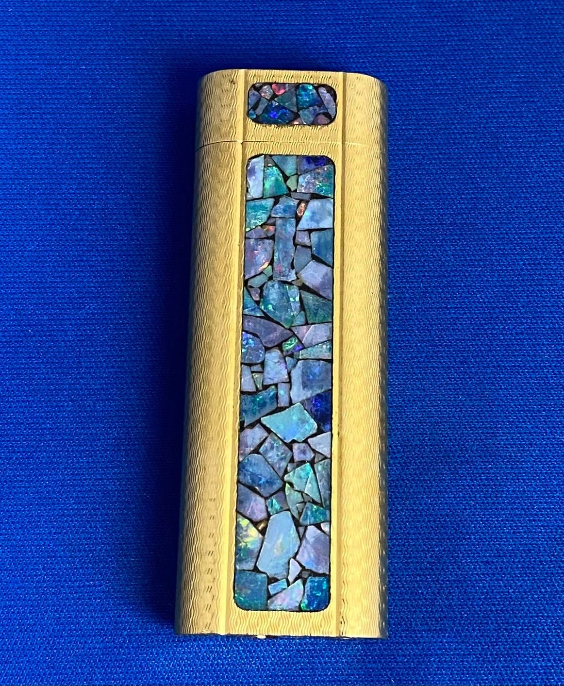 13294】 Cartier カルティエ ガスライター ステンドグラス