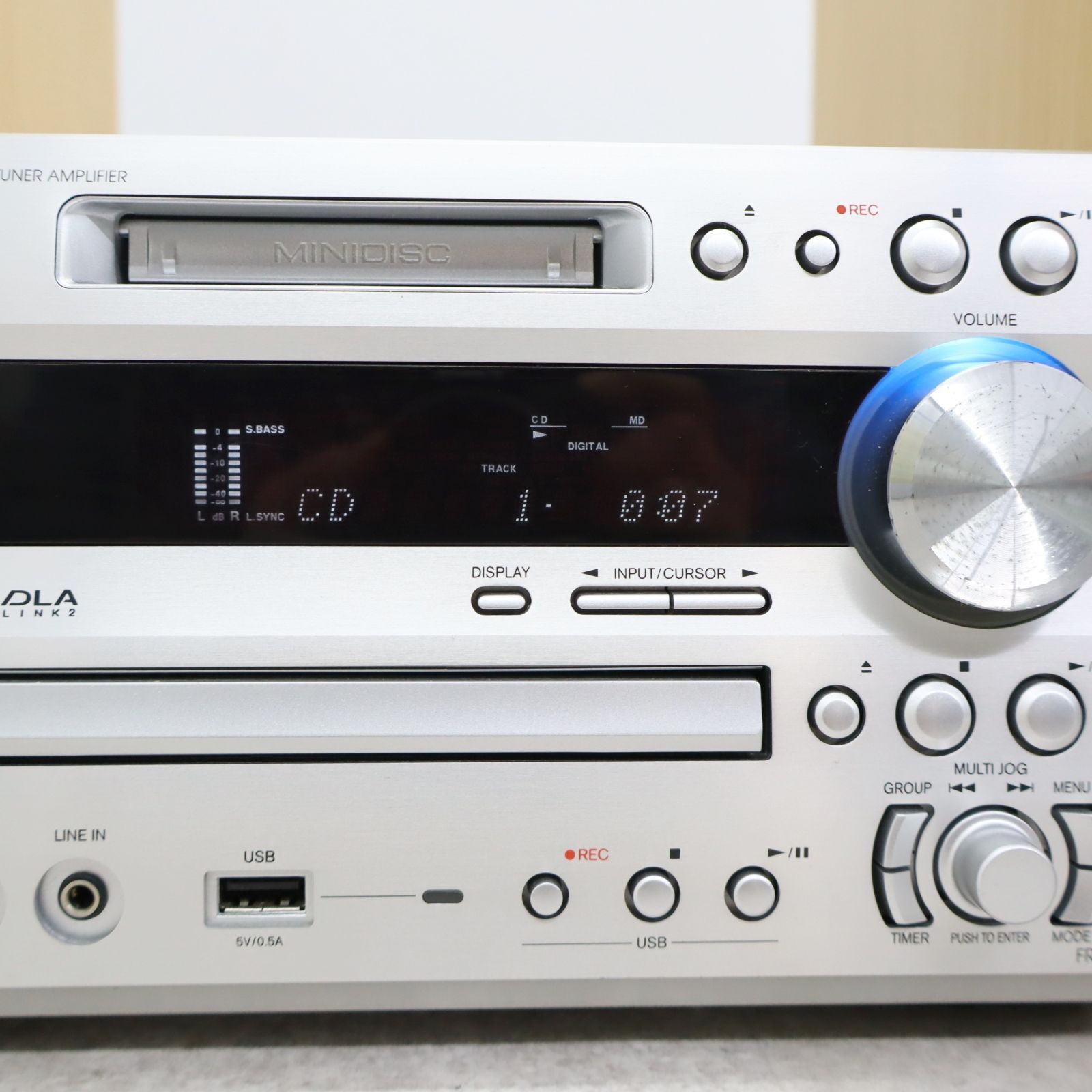 ONKYO オンキヨー FR-N7XX MDコンポ本体のみ 高音質MD最終機 - アンプ