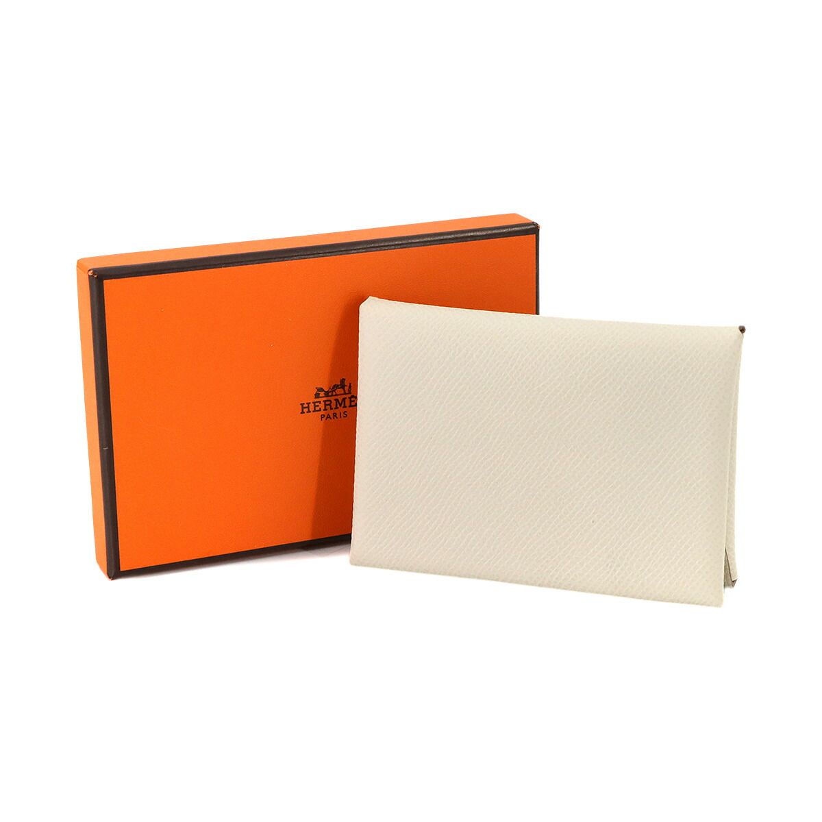 未使用 展示品 エルメス 小物 カルヴィ デュオ カードケース エプソン エトゥープ レディース メンズ 90293352 【中古】ブランド 未使用 展示品 エルメス HERMES カルヴィ デュオ カードケース 名刺