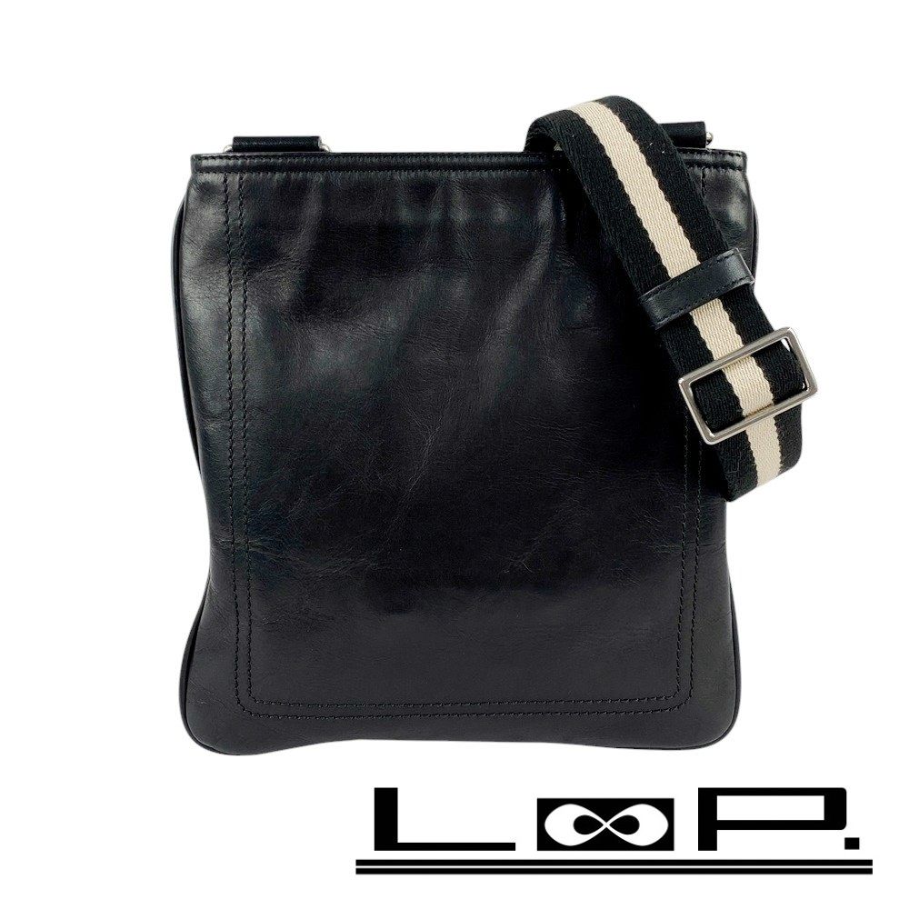 パトゥ ■美品■ ショルダー バッグ ロゴ カバン ファッション レザー ブラック ホワイト ゴールド 【505560】5 パトゥ □美品□ ショルダー バッグ ロゴ カバン ファッション レザー