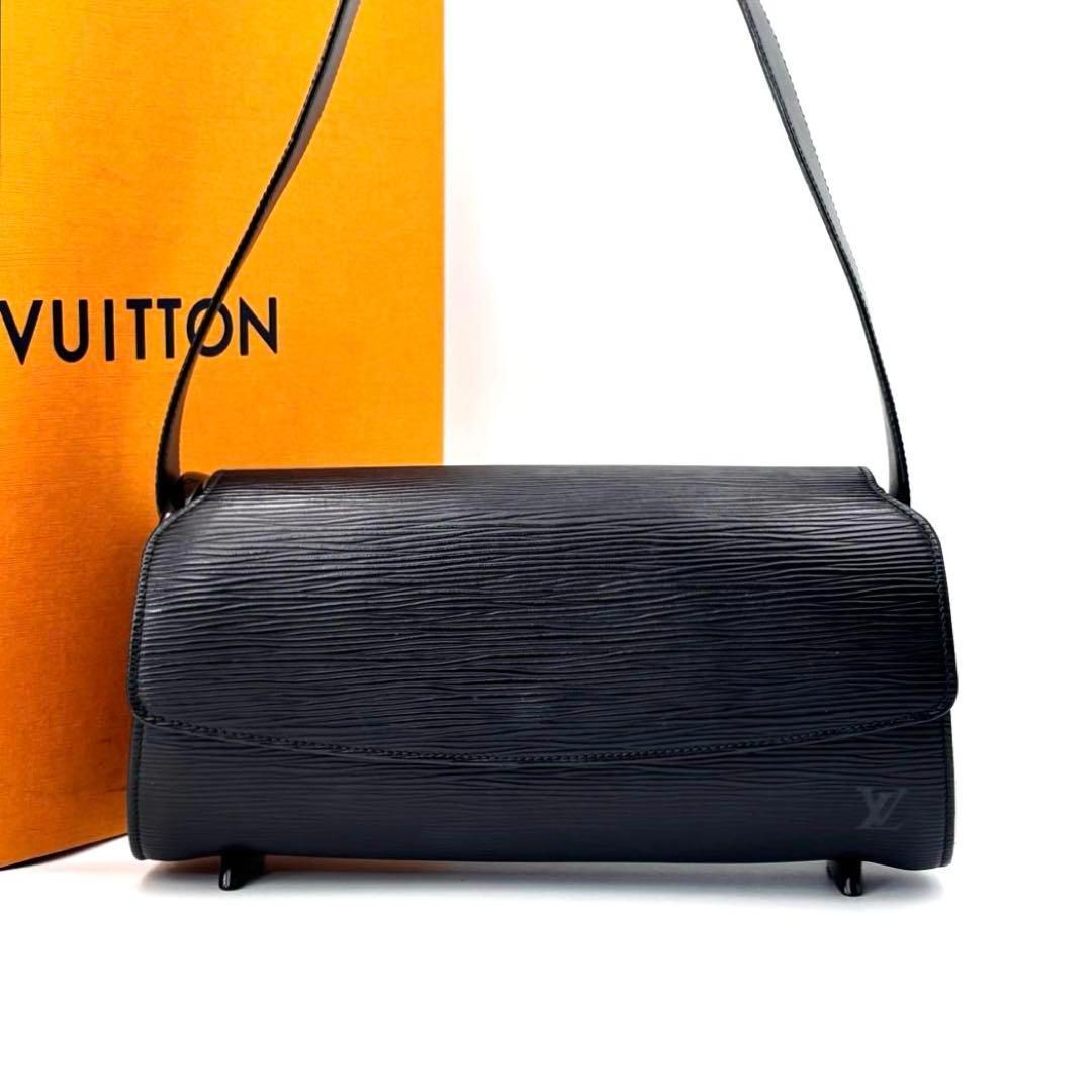 LOUIS VUITTON エピ ノクターンPM ハンドバッグ ブラック LOUIS VUITTON エピ ノクターンPM ハンドバッグ ブラック