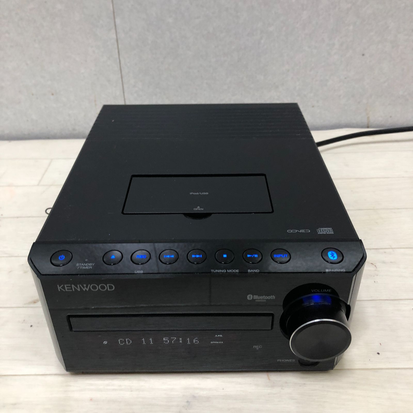 KENWOOD ミニコンポ ブラック LS-K531