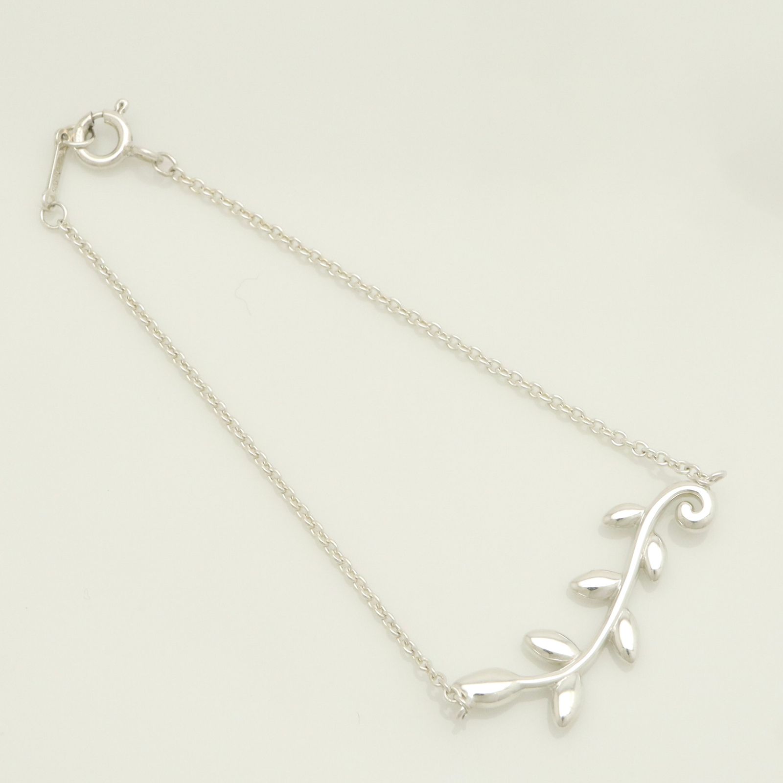 楽天市場】ティファニー オリーブリーフ ヴァイン ブレスレット K18