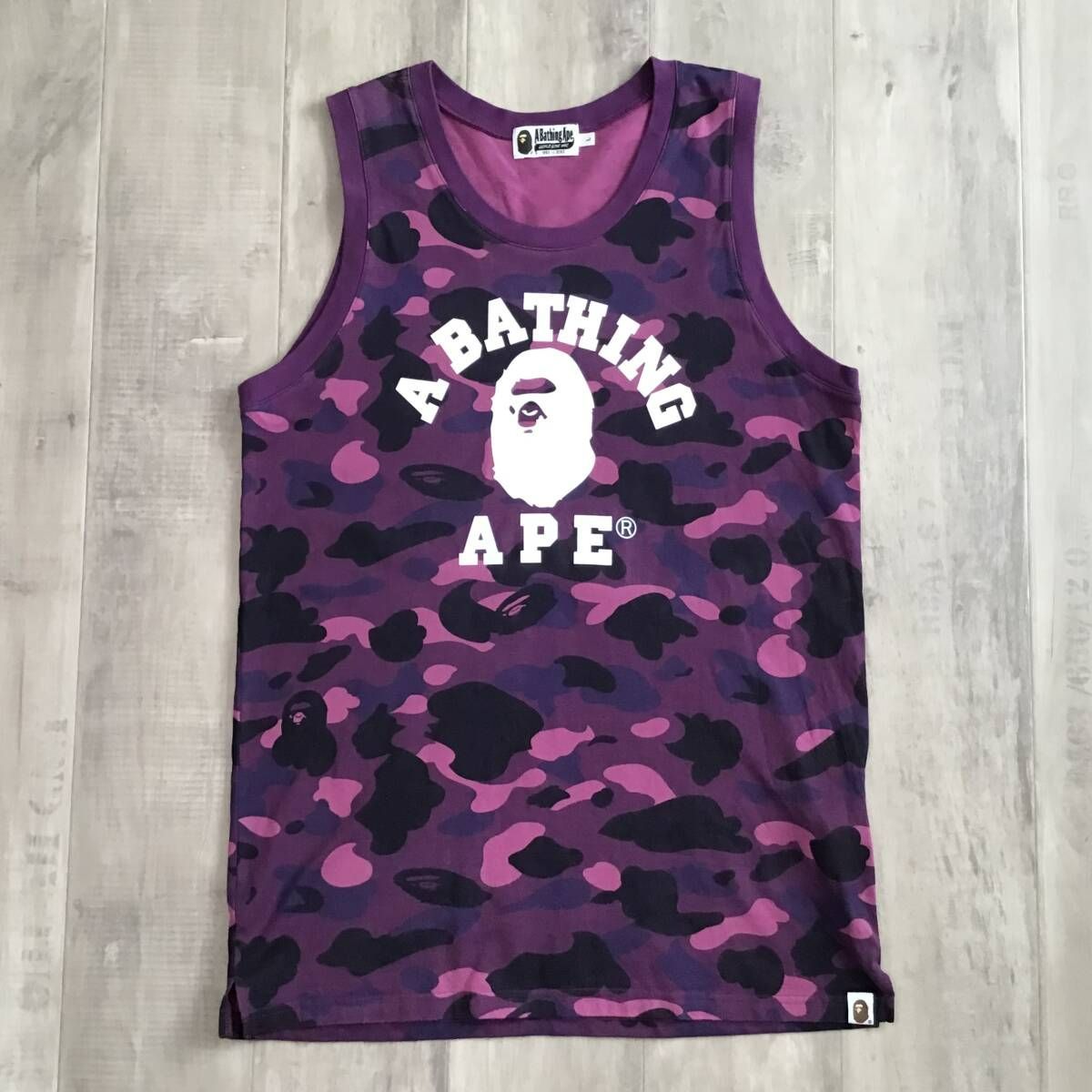A BATHING APE 迷彩タンクトップ L 【公式通販】