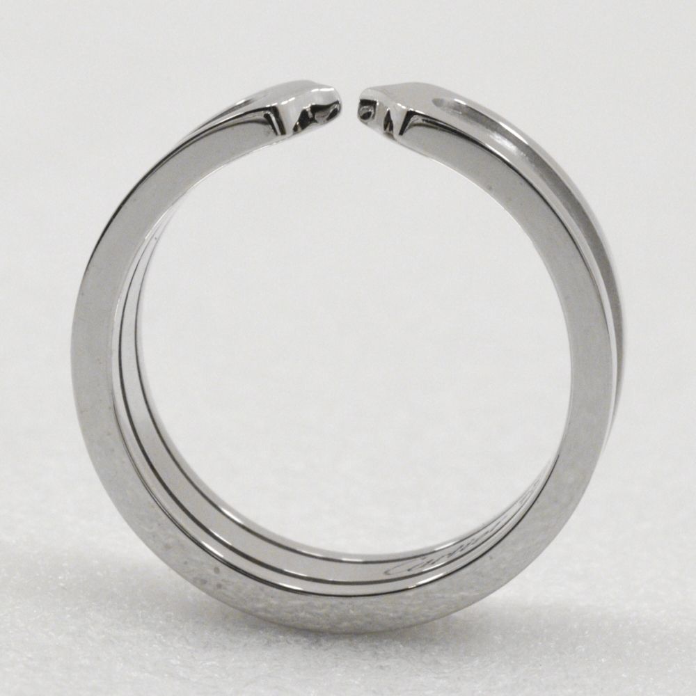 CARTIER】カルティエ C2 2C K18ホワイトゴールド 15号 ユニセックス