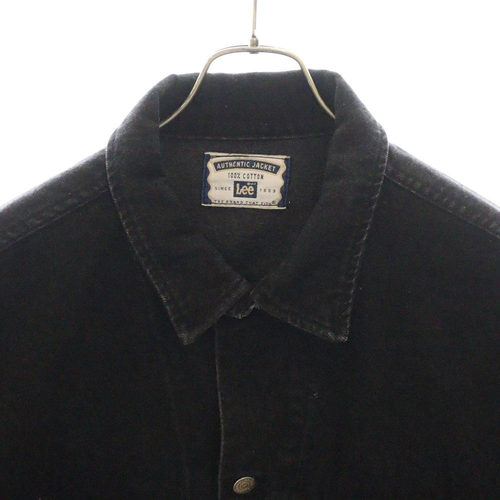 90s ユーロ Lee コットンジャケット トラッカージャケット ヴィンテージ黒 Levi's LEVIS VINTAGE CLOTHING 1936 TYPE I OVER-DYE BLACK