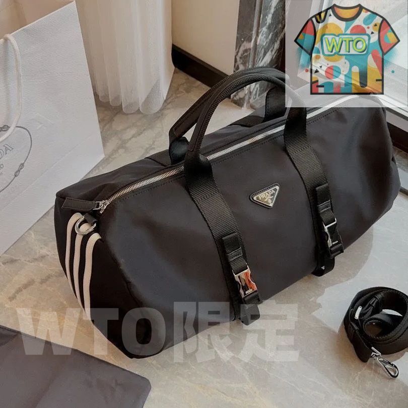 新品】PRADA プラダ × adidas Re-Nylon ダッフルバッグ 黒｜本日