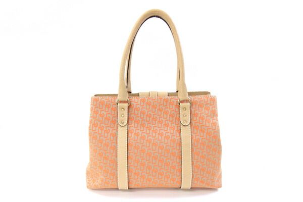ドルチェ&ガッバーナ トートバッグ オレンジ ベージュ
