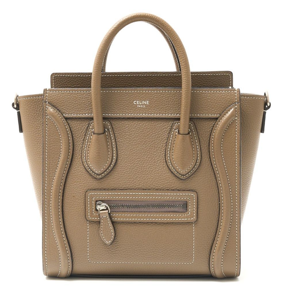 送料無料キャンペーン CELINE セリーヌ ラゲージ ナノ 189243DRU.09SO 2WAY ハンド バッグ