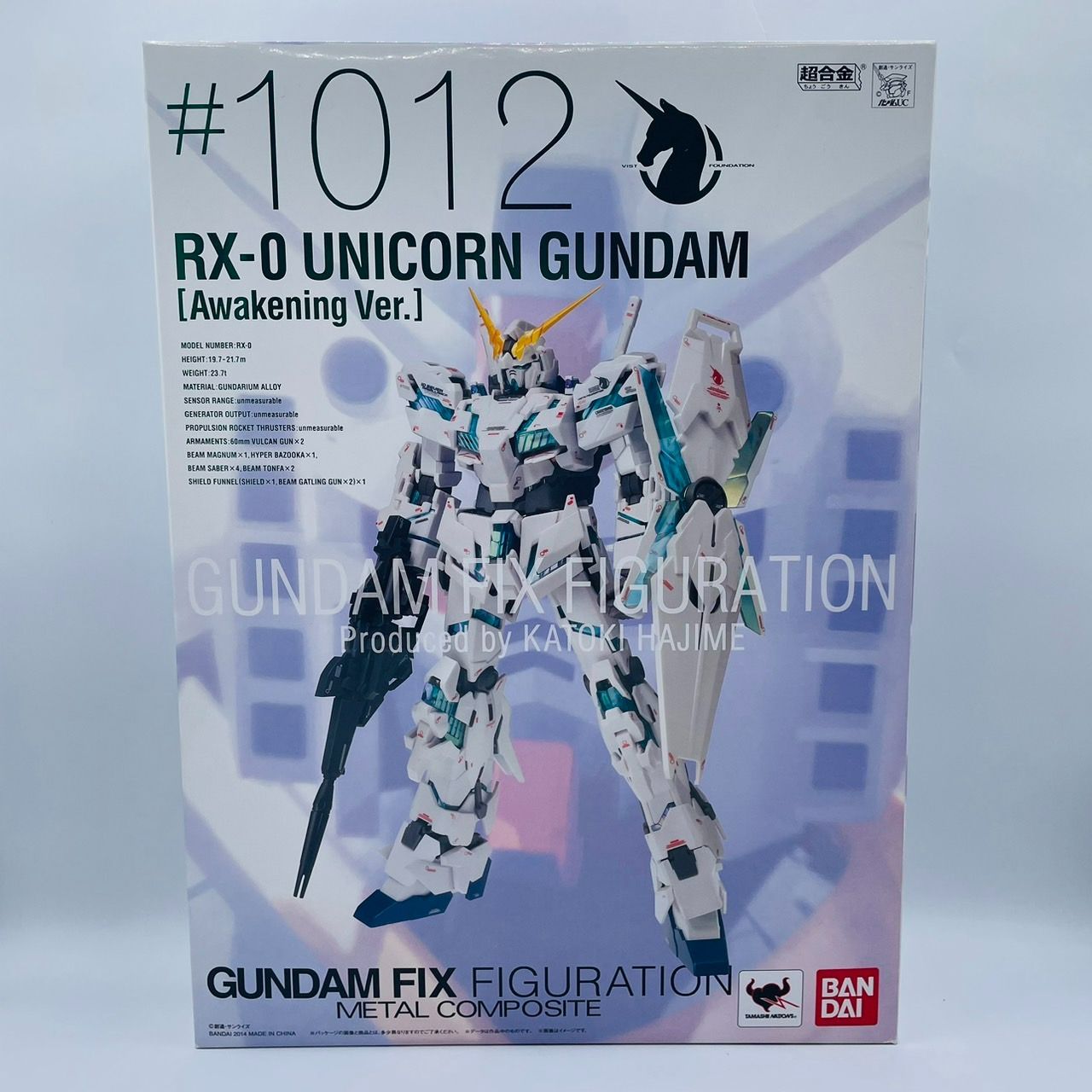 GFFMC 超合金 メタルコンポジット RX-0 ユニコーンガンダム 覚醒仕様 フィギュア / BANDAI バンダイ #1012 カトキハジメ  GUNDAM FIX FIGURATION METAL COMPOSITE - メルカリ