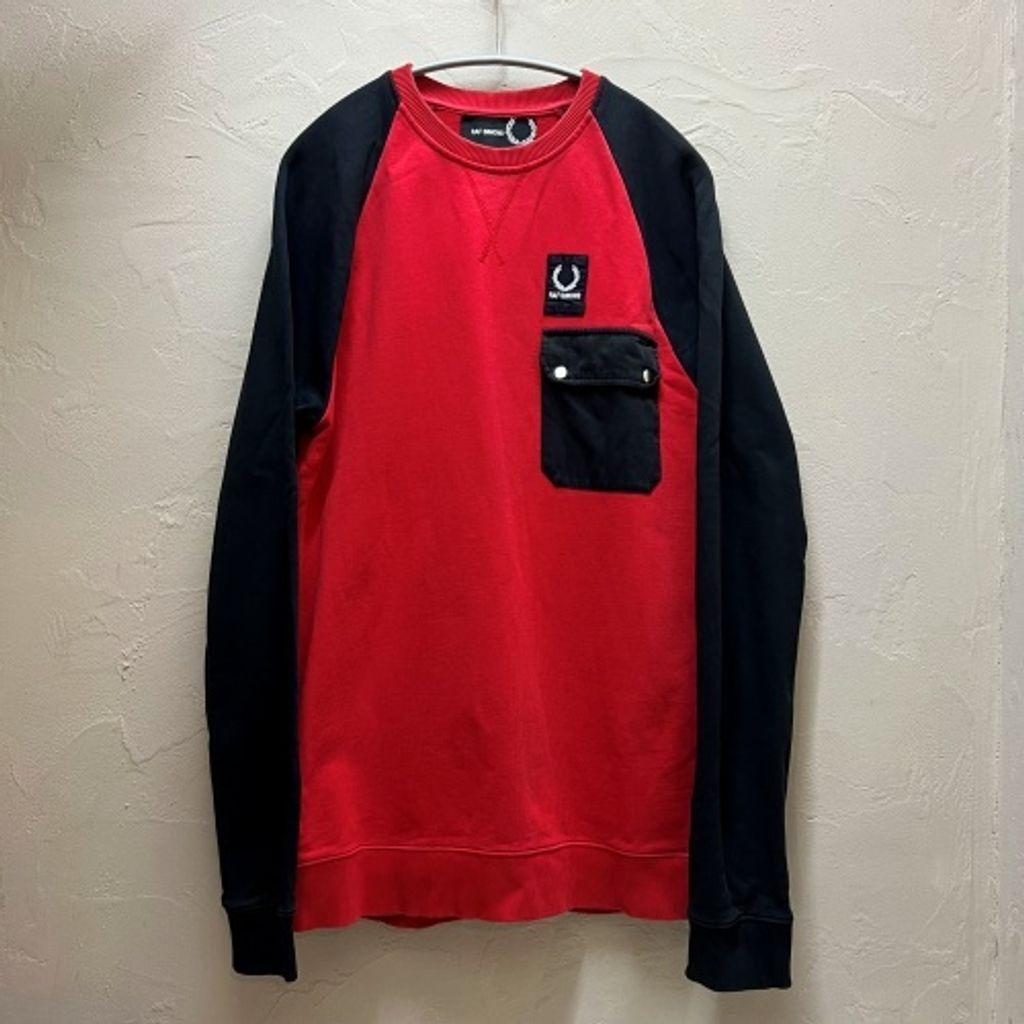 FREDPERRY✖️RAF SIMONS カラーブロックスウェット RAF SIMONS×FRED PERRY ラフシモンズ×フレッドペリー カラー