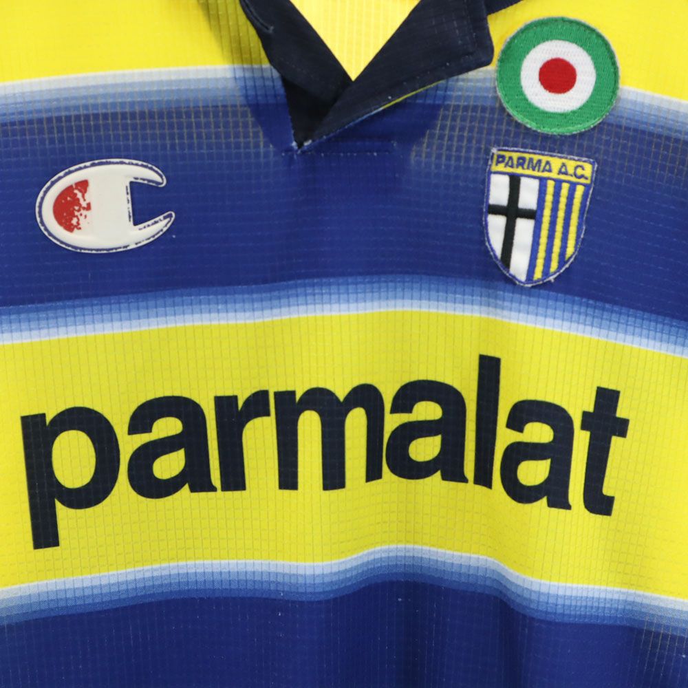 チャンピオン イタリア製 PARMA A.C サッカー 半袖 ユニフォーム L