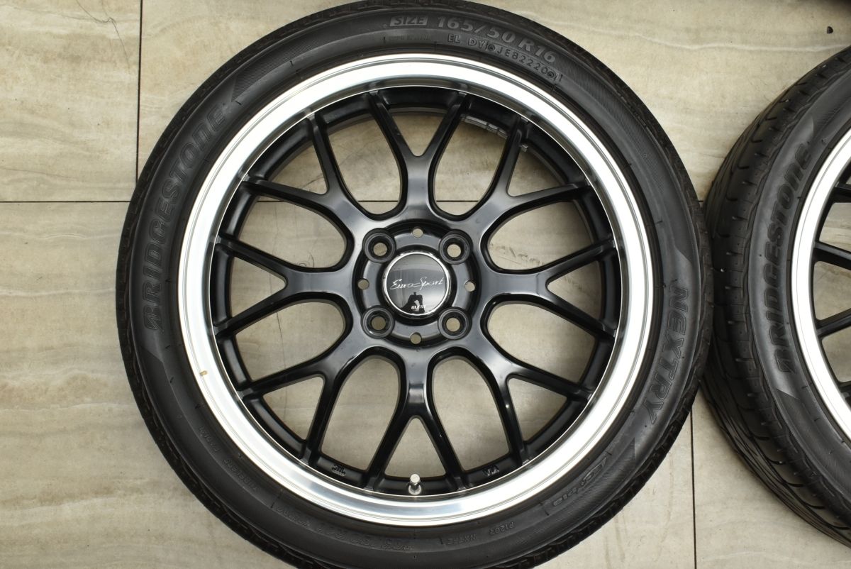 インチアップに】ユーロスポーツ16in5J+45PCD100ブリヂストンネクスト