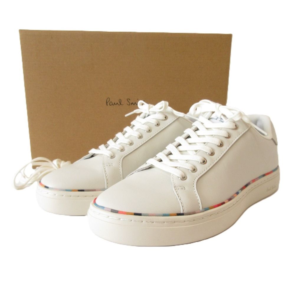 未使用 Paul Smith ポールスミス Lapi スワール柄 レザー