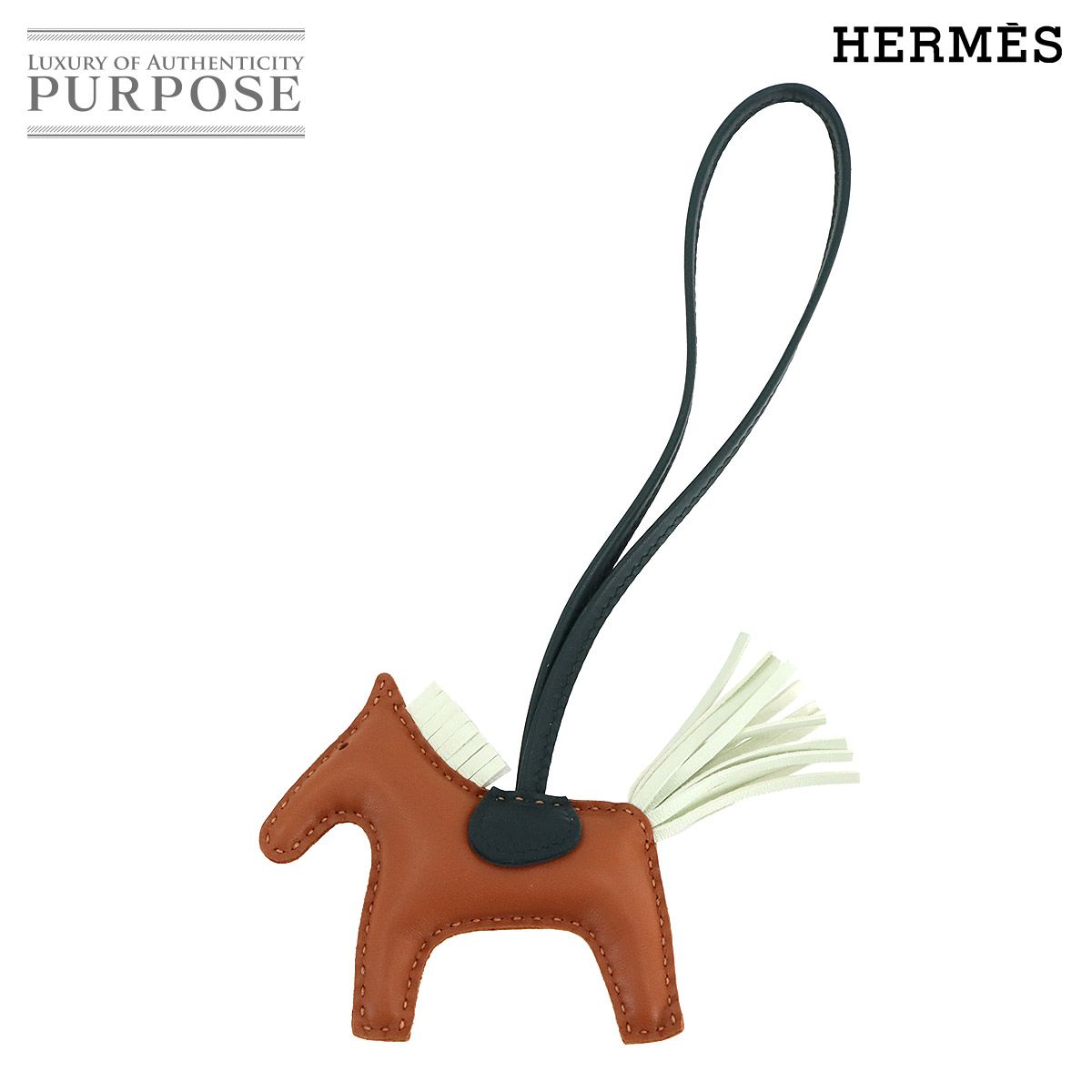 【新品・未使用】HERMES ロデオ チャーム PM W刻印 領収書画像あり 未使用 展示品 エルメス HERMES ロデオ PM バッグ チャーム