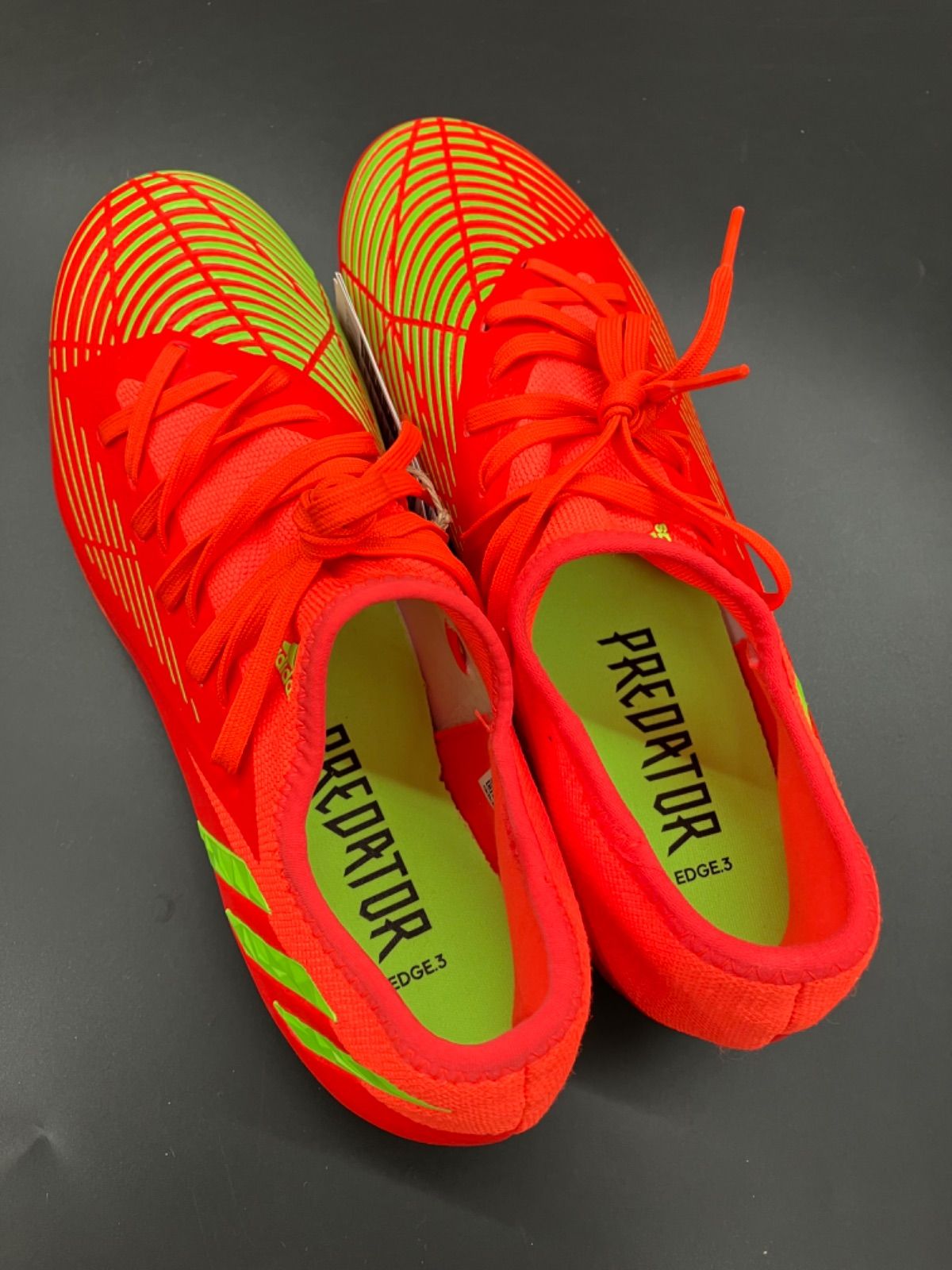 adidas プレデターエッジ.1 HG/AG オレンジ/グリーン アディダス