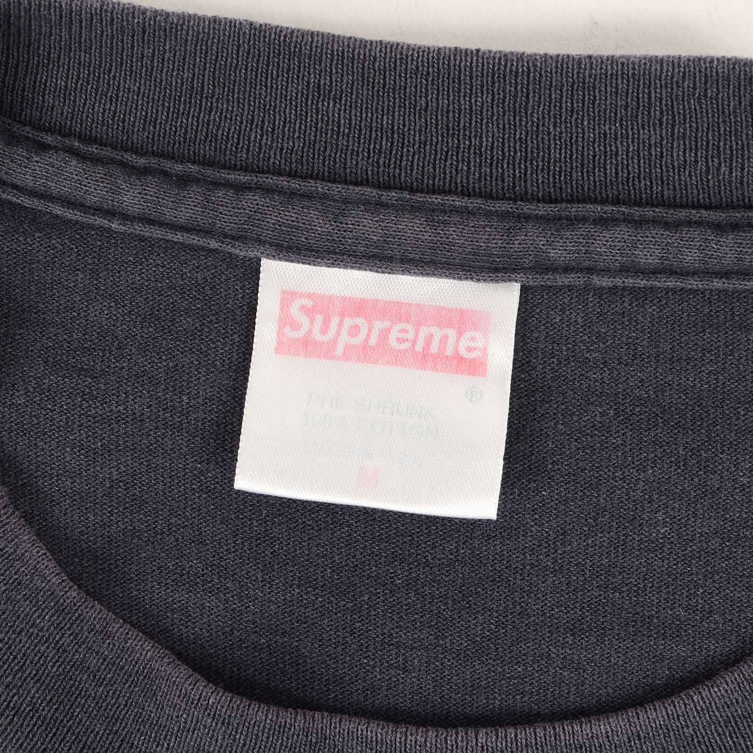 Supreme シュプリーム Tシャツ サイズ:M 初期モデル ボックスロゴ クルーネック 半袖 Tシャツ Box Logo Tee 00s ネイビー 紺 トップス カットソー 【メンズ】Tシャツ/カットソー(半袖/袖なし)