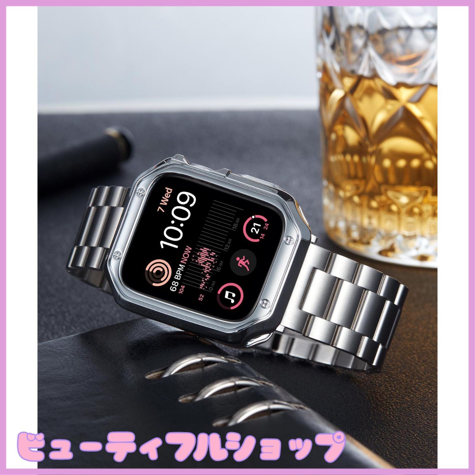 コンパチブル apple watch リンクブレスレット apple watch バンド ステンレス 取り外しボタン 丈夫 調整工具不要 i コンパチブル for apple watch バンド apple watch リンクブレスレット
