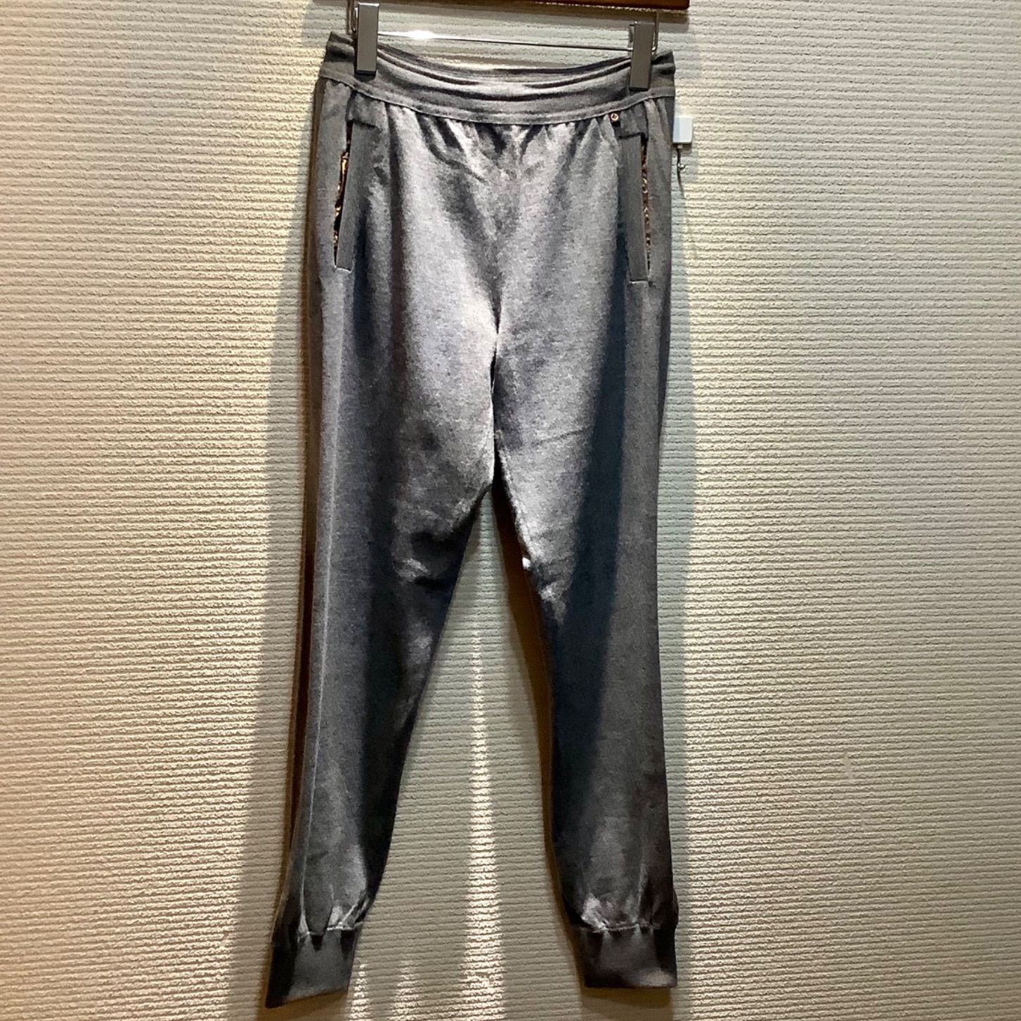 ルイヴィトン LOUISVUITTON 19SS モノグラム カシミヤニットパンツ ジョガーパンツ グレー FGKP03 XS レディース I1024|T38