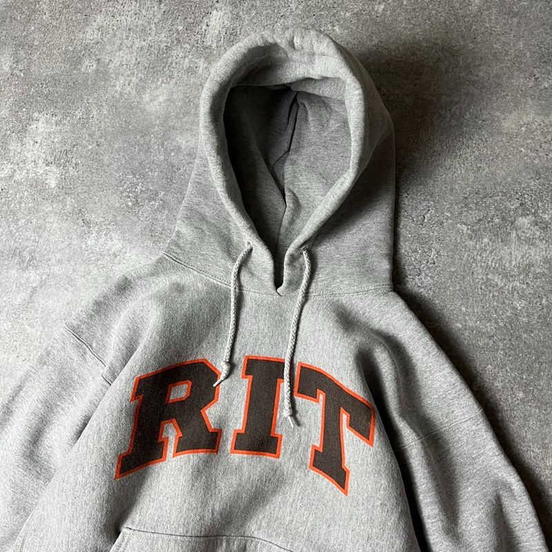 90s USA製 Cotton Exchange カレッジ プリント RWタイプ スウェット