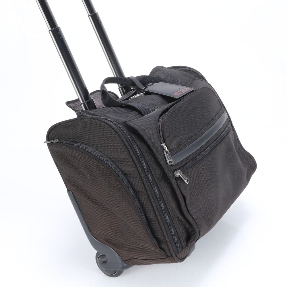 TUMI トゥミ トレーサー レザー ナイロン 2輪 スーツケース バッグ 出張 旅行 ブラック 黒 メンズ MUM CA18-9