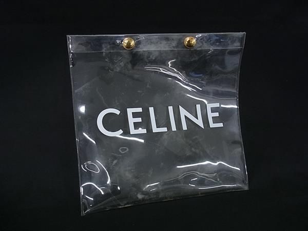 CELINE セリーヌ ビニール ロゴ マルチポーチ マルチケース 小物入れ