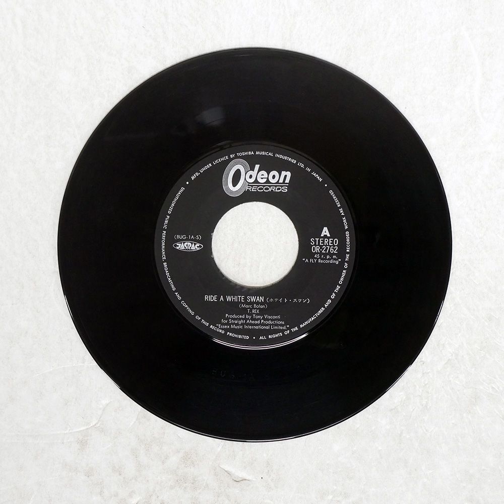 盤 T REX RIDE A WHITE SWAN ODEON OR 2762 7 洋楽 レコード CD DVD ブルーレイ