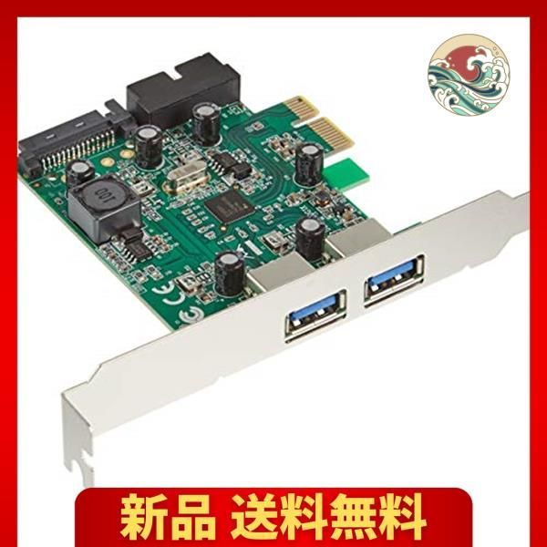 玄人志向 STANDARDシリーズ PCI-Express接続 USB3.0外部2ポート増設 