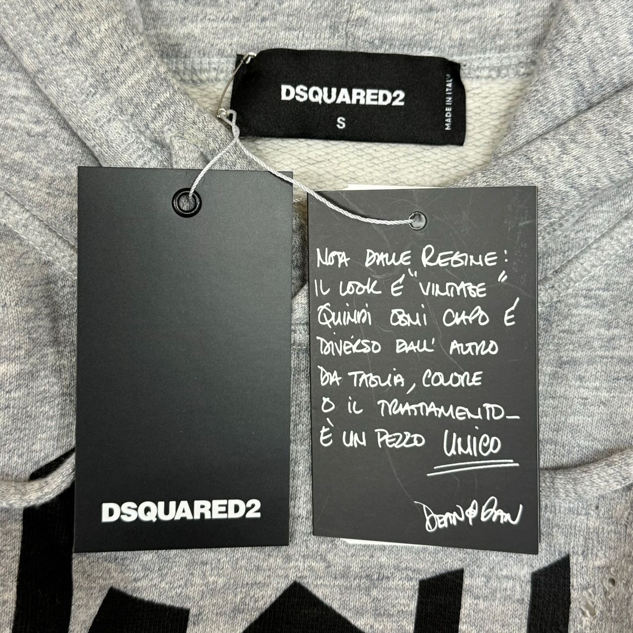 DSQUARED2 23SS Goth SURF ノースリーブパーカー スウェット 