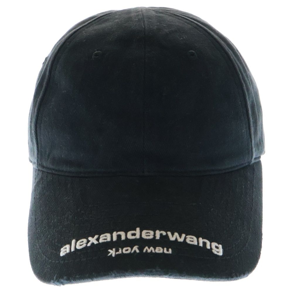 ALEXANDER WANG ロゴ刺繍 コットン ベースボールキャップ ALEXANDER WANG (アレキサンダーワン) ロゴ刺繍 コットン ベース