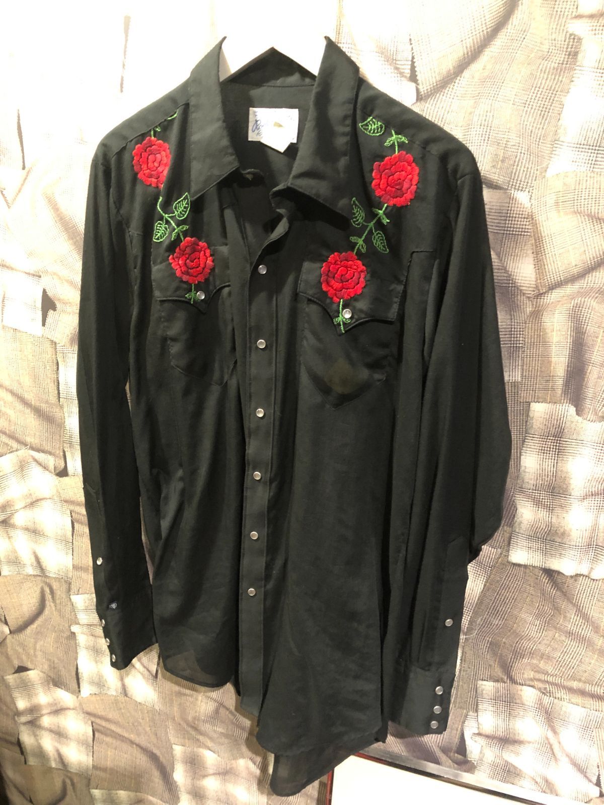 made in usa Rockmount ロックマウント USA製 70s 薔薇刺繍 ウエスタン