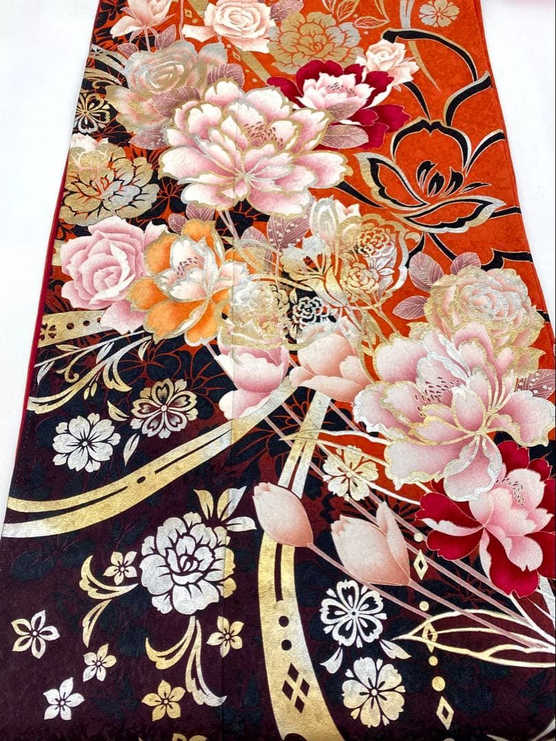 振袖 豪華 金彩 紋意匠 身丈167cm パールトーン加工済 MO2676 - メルカリ