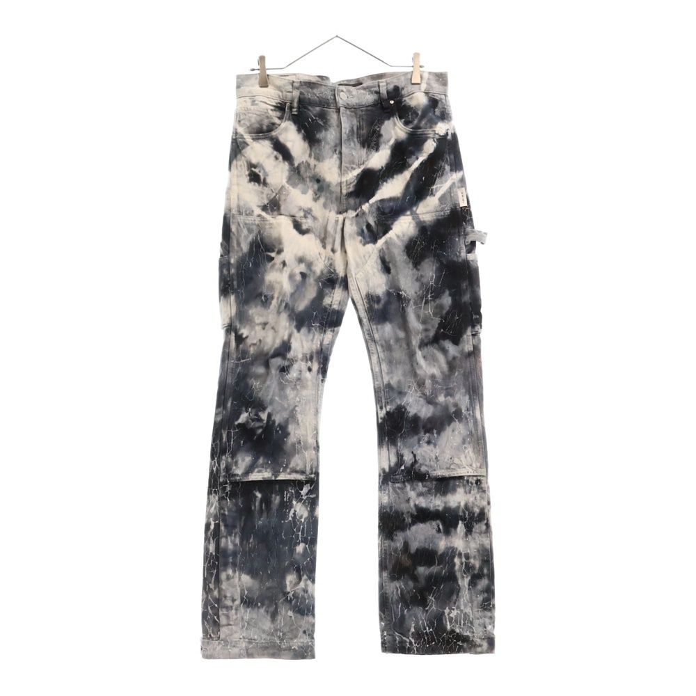 AMIRI (アミリ) CRACKED TIE DYE CARPENTER JEAN 総柄 カーペンター 