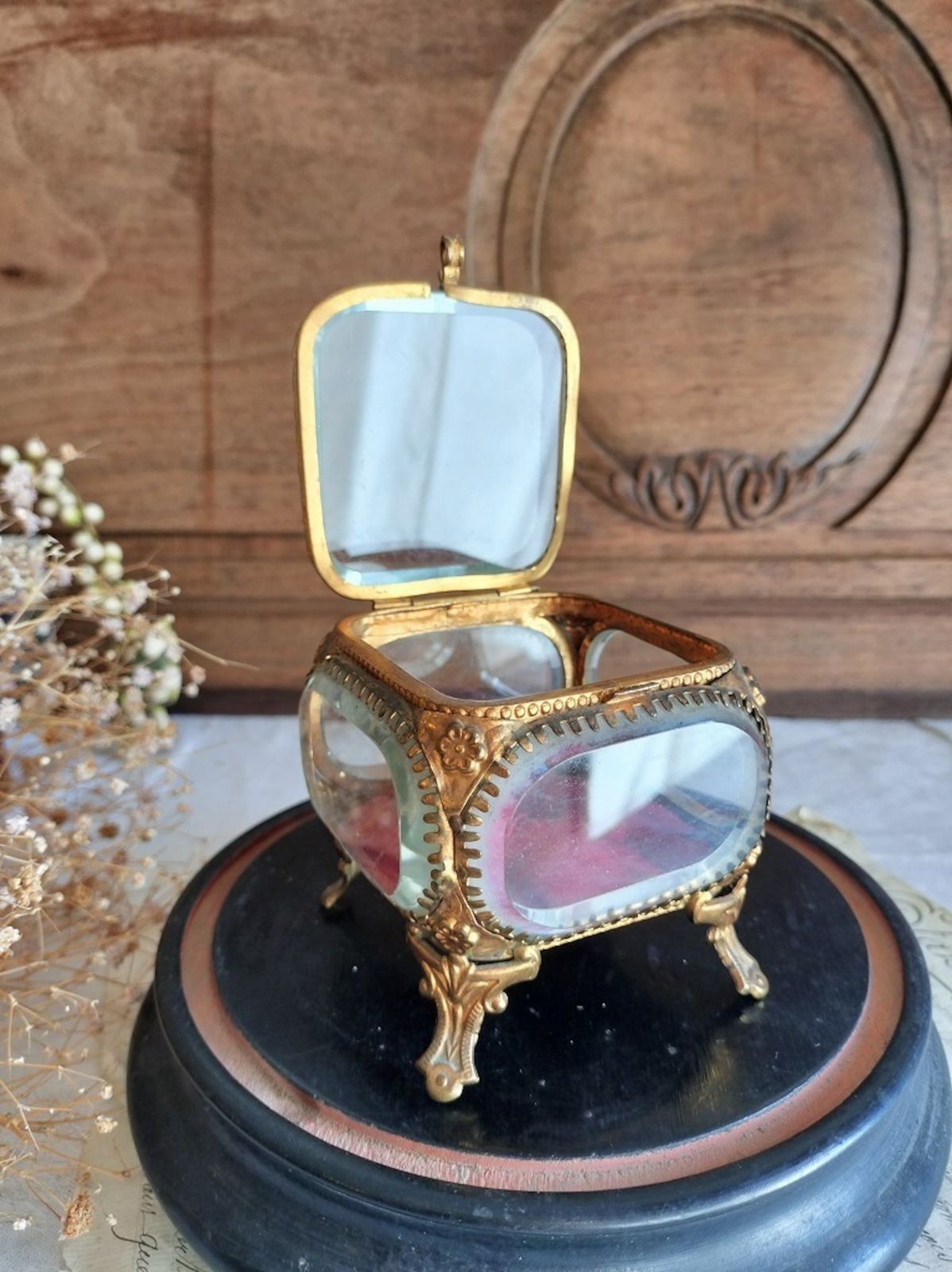 フランスアンティーク ジュエリーボックス 指輪リングの箱 宝石店