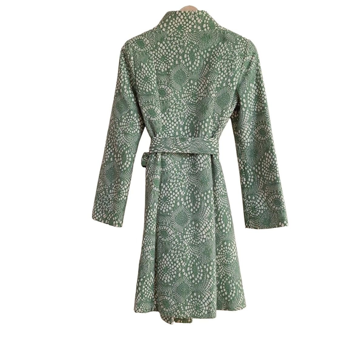 Sybilla シビラ コート サイズM レディース - グリーン×アイボリー 長袖 秋 冬