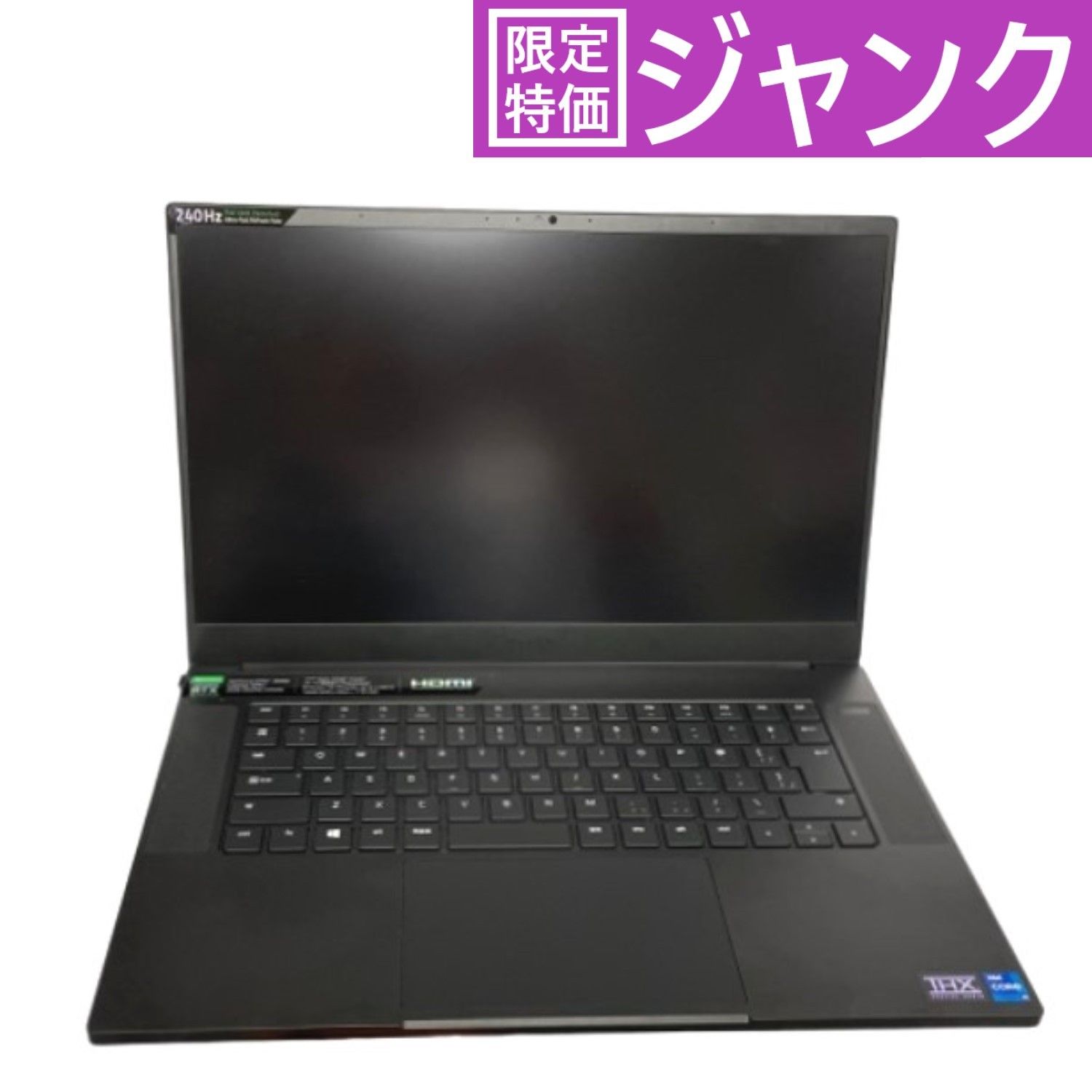 ジャンク] RAZER Blade 15 アドバンストモデル ゲーミングノート 