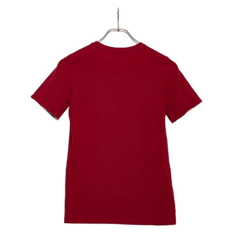 バーバリー チェック Tシャツ サイズ S レッド コットン ポリウレタン レディース BURBERRY 1-0236267
