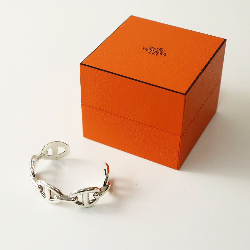 HERMES シェーヌダンクル ブレスレット空箱ケース（27cm） 美品 エルメス シェーヌダンクル ブレスレット 空箱 ケース
